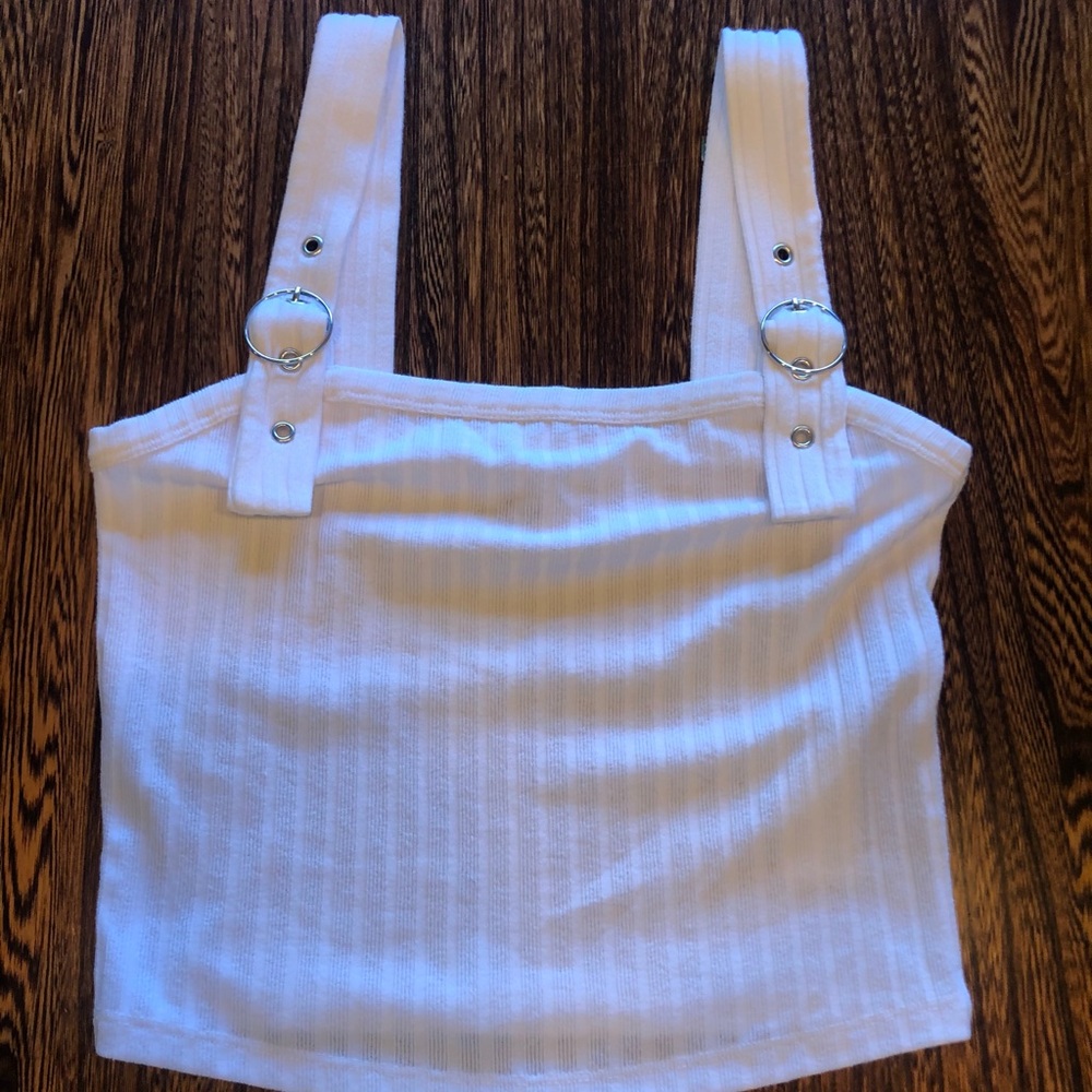 White Hollister tank top